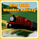 Blue Train Wooden Railway World