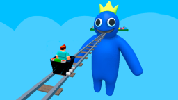 Przejażdżka wózkiem do Rainbow Friends