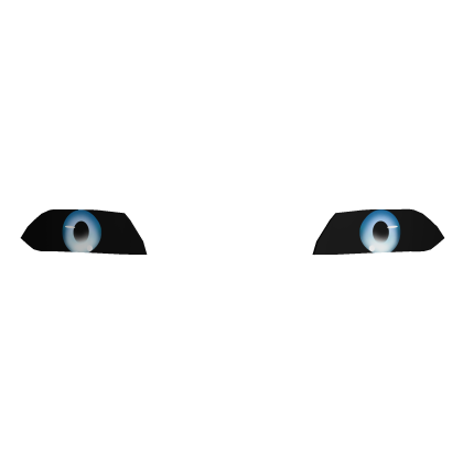 Icy Blue Demonic Eyes (for man face) Roblox item