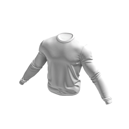 Long Sleeve Gym T-Shirt (White) thumbnail