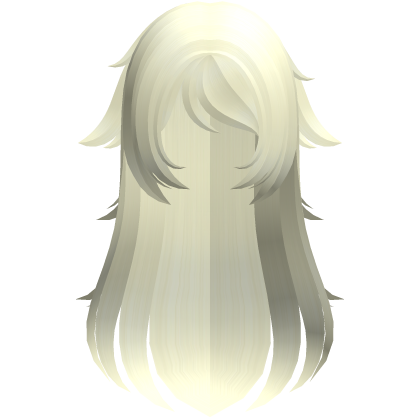 blonde cute neet hikikomori long messy hair