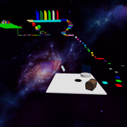 The Rainbow Space Obby