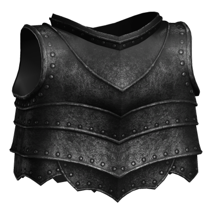 Black Medieval Knight Chestplate