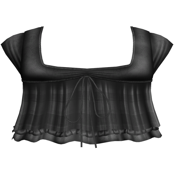 pretty gothic ruffled blouse dark grey