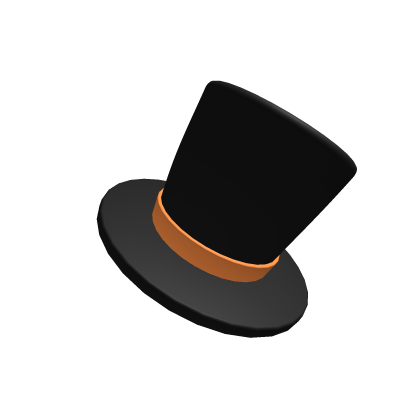 Miniature Floating Top Hat - Orange Band Roblox item