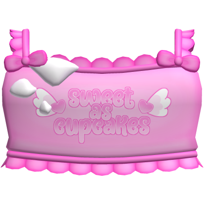 🧁 sweet cupcake tweencore doll ruffle top pink