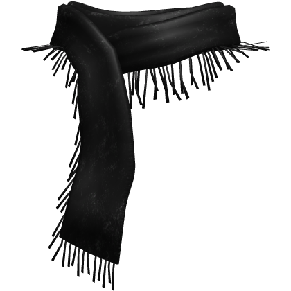 Black Vintage Archive Distressed Scarf thumbnail