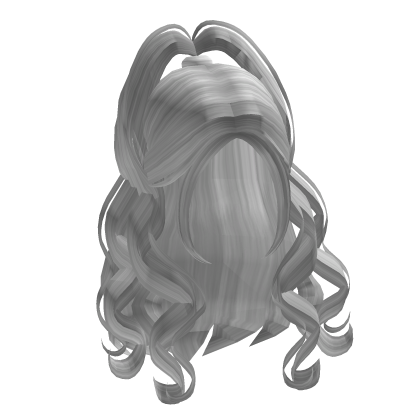 Long Cute Girl Hair - Really White Roblox item