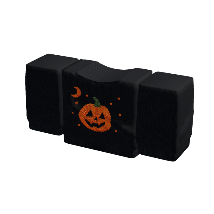 Black Pumpkin Graphic Halloween Sweater