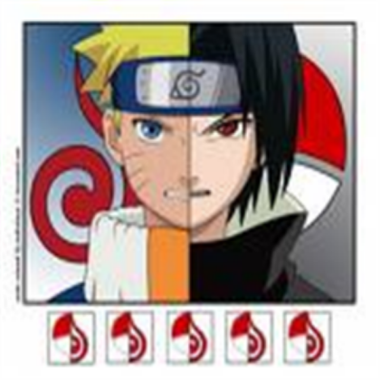 sasuke vs naruto Roblox decal