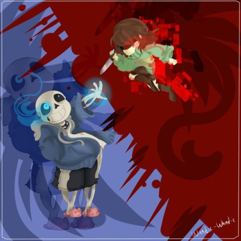 Sans VS Chara