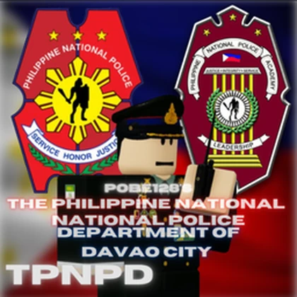 TPNPD The National Philippines Police of Davao Cit Roblox group icon