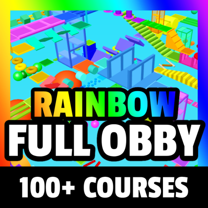 Rainbow Full Obby Set [140 Stages]