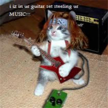 im in ur guitar set stealing ur music! Roblox decal