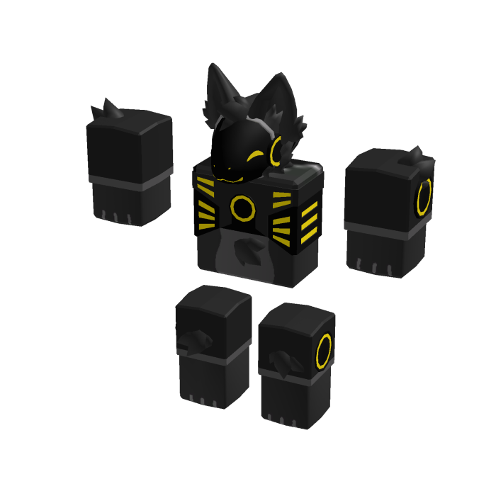 Yellow Furry Protogen Mini Me