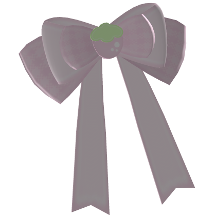 ‿ ♡ ۫ cute plaid strawberry ruffle hair bow , pink Roblox item