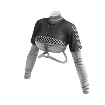 Red Rider Harajuku Shirt (Grey White) 