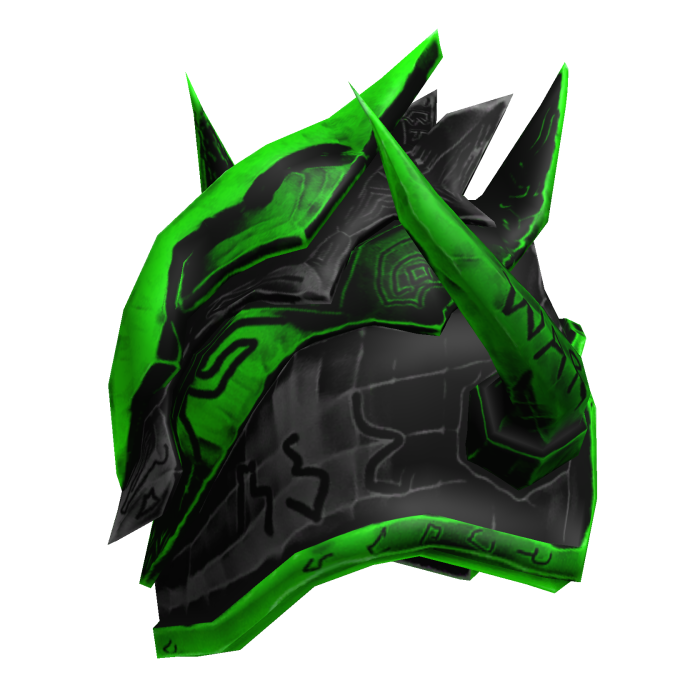 Ancestral Shoulder Armour - Left - Green Black
