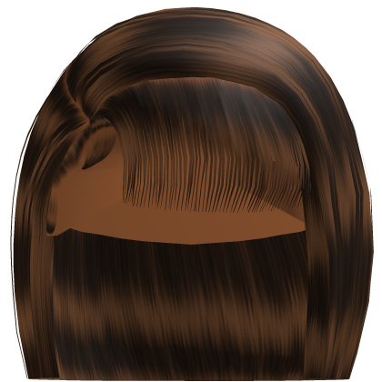 𝓭 Side Part Bob w/ Bangs (Brown)
