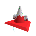 Birthday Cake Soda Traffic Cone