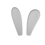 🐰 Bunny Ears - White