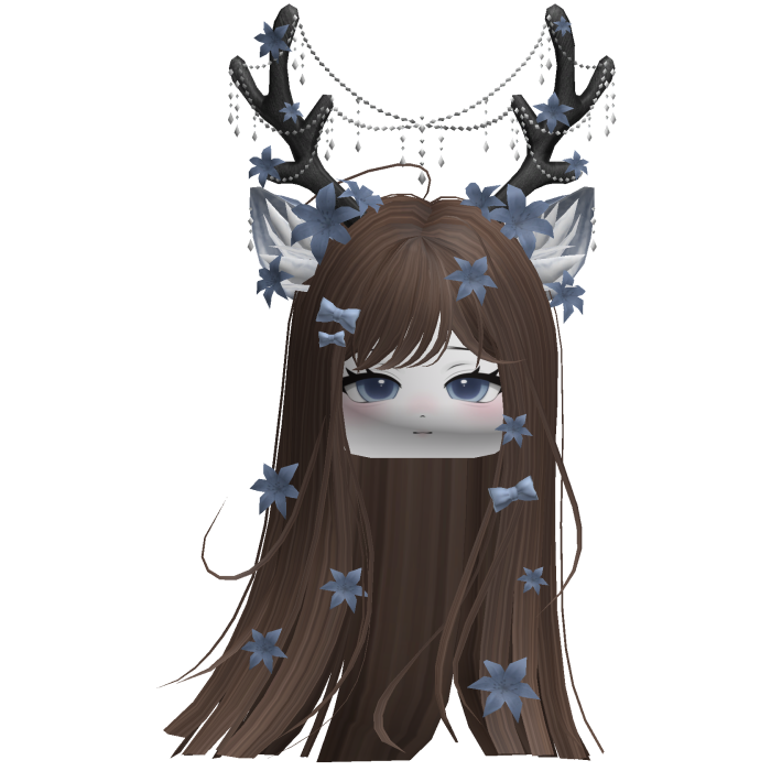 Ethereal Christmas Fairy Fawn Hair w/ Antlers