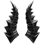 Gunmetal Spine Horns