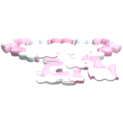 ♡ ꒰ kawaii a initial necklace w unicorn charm ꒱ Roblox item
