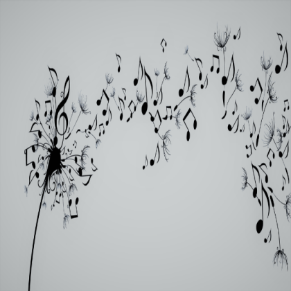 music-dandelion Roblox decal