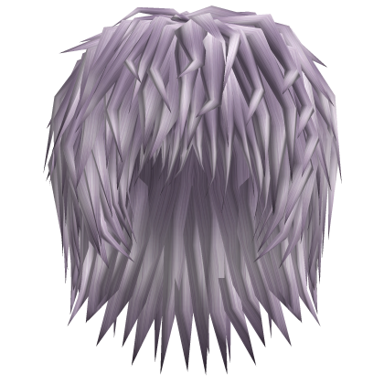 realistic spikey messy emo lavender purple hair