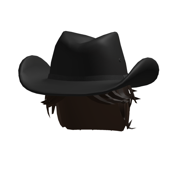 Messy Hair + Cowboy Hat