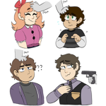 Fnaf new years group :D Hope you enjoy your days