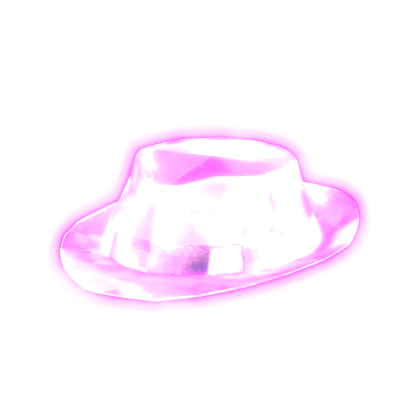 (EMISSIVE) Pink Sparkle Time Fedora  Roblox item