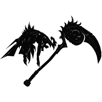 Pumpkin Scythe with Wings 🎃 [Black]