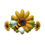 Bee Sunflower Tiara