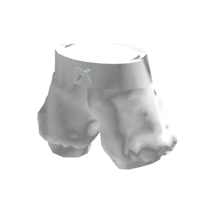 Fuzzy Bunny Sleepwear Shorts White thumbnail