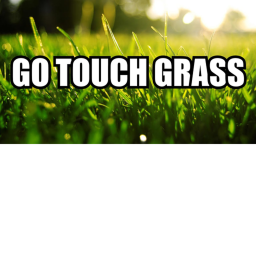 touch grass