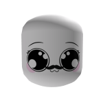 Fluffy rosy mustache