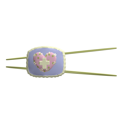 ♡ pastel goth nurse heart eyepatch