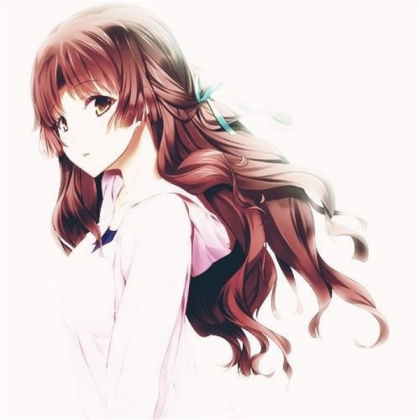 Brown-Haired Hoodie Anime Girl Roblox decal