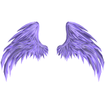 Light Purple Angel Wings