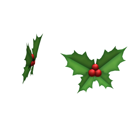 Mistletoe Hair Clips (Christmas) Roblox item