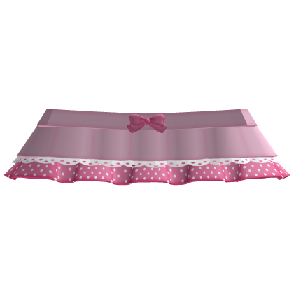 ♡ - cutest pink polka dot skirt ! Roblox item