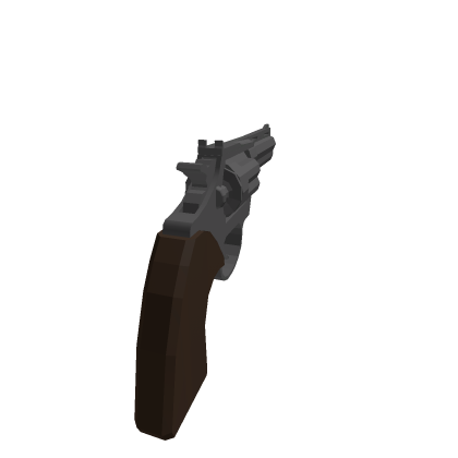 Low Poly Revolver 44 (Rigged)