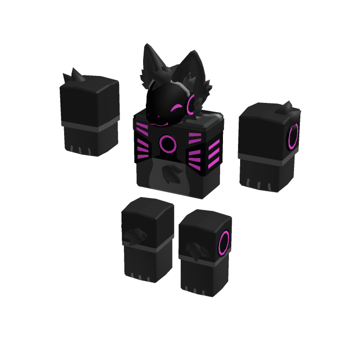 Pink Furry Protogen Mini Me
