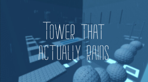 Tower that actually rains (Rainwater Tower)🌧️