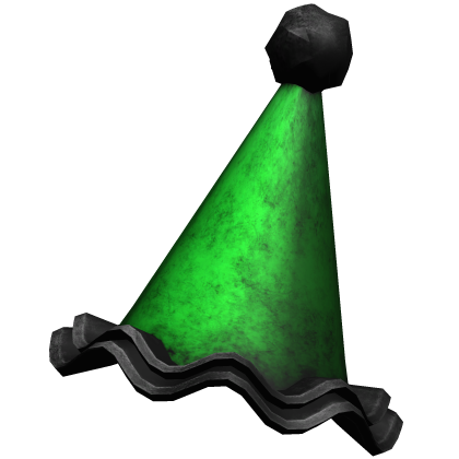 Green Halloween Party Clown Hat V2