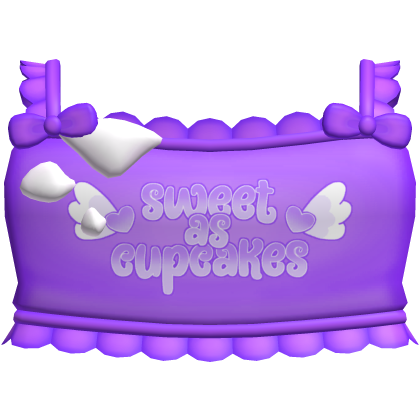 🧁 sweet cupcake tweencore doll ruffle top purple