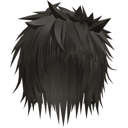 brown emo spiky messy vampire punk anime boy hair