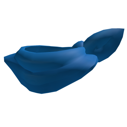 Blue Bulky Goofy Scarf